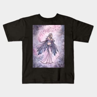 Captured Sky Fairy Fantasy Artwork by Molly Harrison Kids T-Shirt